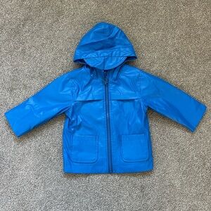 Cherokee Brand Size 12 month Blue Hooded Rain Jacket